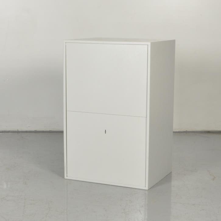 Kluis Officenow - Lichtgrijs - 88 x 57 cm, Huis en Inrichting, Kasten | Roldeurkasten en Archiefkasten, Ophalen of Verzenden