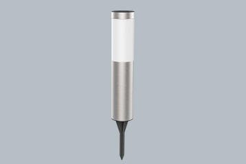 TM Staande Buitenlamp LED - Solar Armatuur IP44 Zilver, Verzenden, Nieuw