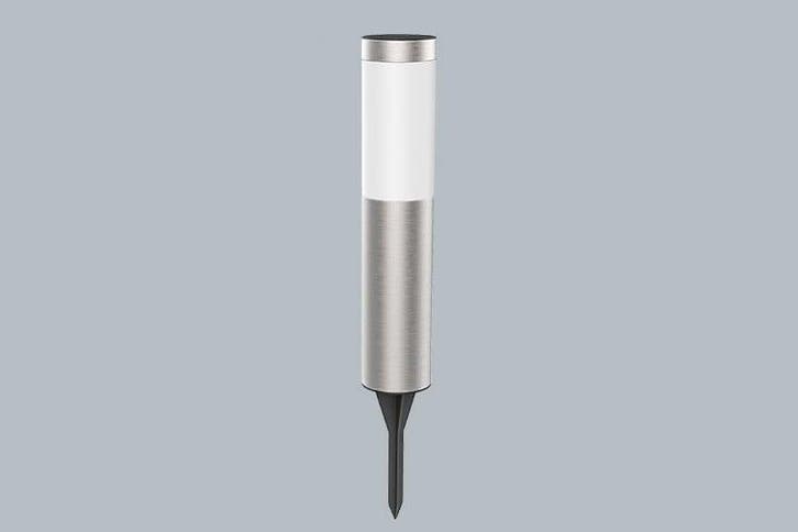 TM Staande Buitenlamp LED - Solar Armatuur IP44 Zilver, Auto diversen, Autogereedschap, Nieuw, Verzenden