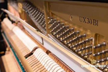 Yamaha UX30BL PE messing piano - 4784013, Zo goed als nieuw, Zwart, Piano