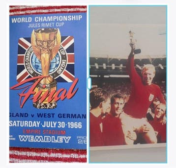England v West Germany - Original World Cup Final programme, Nieuw
