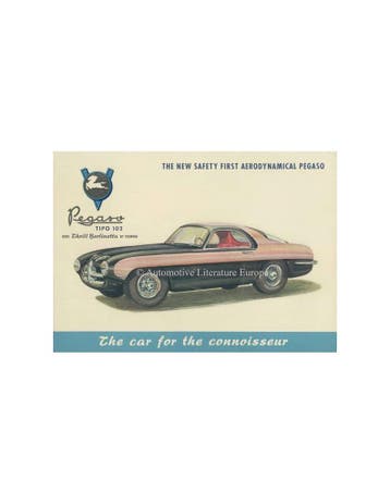 1954 PEGASO 102 B BS TOURING BROCHURE ENGELS, Nieuw, Author