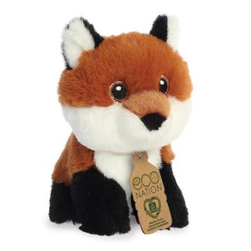 Aurora rode vos knuffel - pluche - 13 cm - dierenknuffel, Verzenden, Nieuw