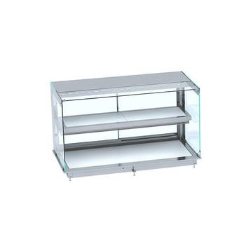 Warmhoud vitrine recht | Wit | 30 tot 120ºC Combisteel, Verzenden, Nieuw in verpakking