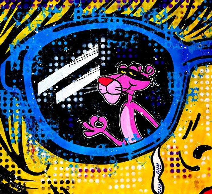 Moabit - Pink Panther - Pink Hero XL, Antiek en Kunst, Kunst | Designobjecten
