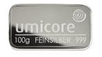 Umicore zilverbaar 100 gram met certificaat | Goudonline, Verzenden, Zilver