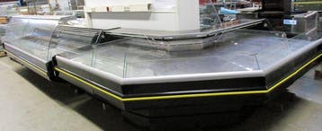Modena zelfbediening Hoekkoeltoonbank - B250 x D250 x H90 cm, Gebruikt