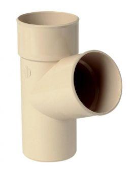 PVC-Ti T-stuk 67,5 graden mof-spie beige d100, Ophalen of Verzenden, Nieuw