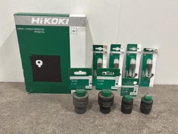 Veiling - Hikoki toebehoren diverse set 9-delig, Nieuw