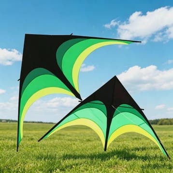 Grote Delta Vlieger met Handvat - Duurzaam Ripstop Nylon - C, Verzenden, Nieuw