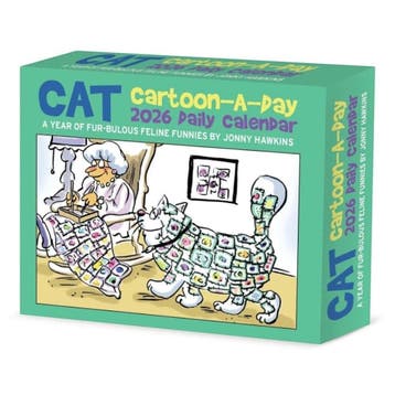 Cat Cartoon-A-Day by Jonny Hawkins 2026 5.4 X 6.2 Box, Verzenden, Nieuw