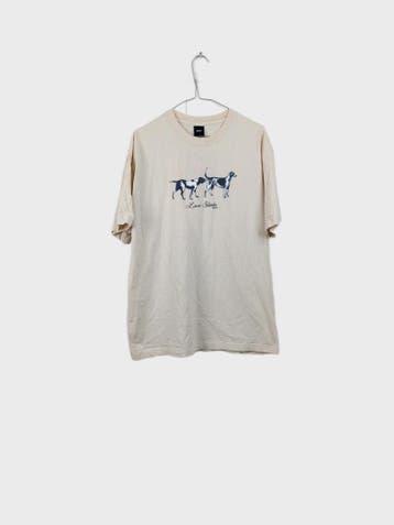 HUF T-shirts Heren maat L Beige Vintage, Ophalen of Verzenden, Nieuw
