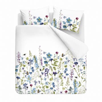 Marjolein Bastin Blue Garden Dekbedovertrek - Blauw - Lits-J, Nieuw