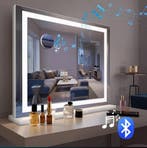 Make-up Spiegel LED 58×46 cm – Dimbaar, Bluetooth en Touch, Verzenden, Nieuw