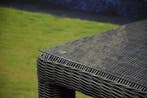 Bergamo dining tuintafel 180x100xH78 cm antraciet, Tuin en Terras, Tuintafels, Ophalen of Verzenden, Nieuw, Wicker