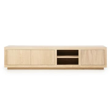 TV Meubel Helsinki 200cm - Naturel - 96284 - tv-meubels, Nieuw, Overige materialen