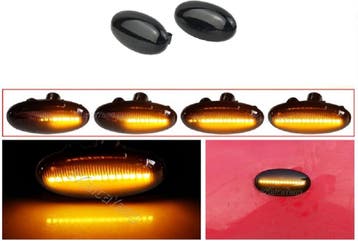 Dynamisch knipperlicht ZWART Mazda 2, 3, 5 en 6, BT-50 en, Nieuw