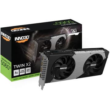 INNO3D N506T2-08D7-193075N INNO3D GeForce RTX™ 5060 Ti 8GB…, Computers en Software, Verzenden, Nieuw