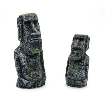 Paaseiland / Moai 12 cm As-161 (Aquarium decoratie), Verzenden, Nieuw, Gevuld zeewateraquarium
