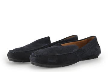 Manfield Loafers in maat 43 Blauw, Loafers, Manfield, Zo goed als nieuw, Verzenden