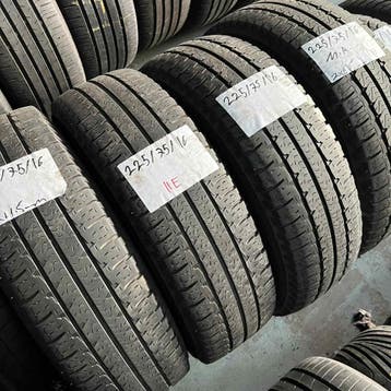 4 x Michelin 225-75-16 C Zomerbanden 6,5mm, 16 inch, Ophalen of Verzenden, Band(en), Bestelwagen