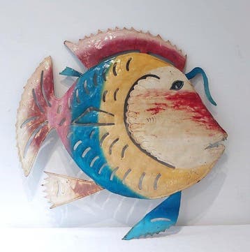 Wanddecoratie - Haïti - Haïtiaans bosmetaal