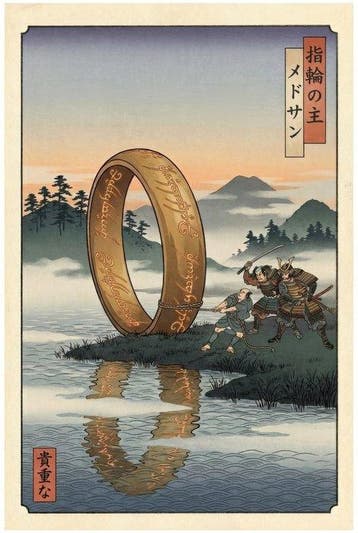 Le Seigneur des Anneaux : Ring of Destiny - Hand signed
