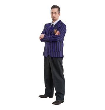 Wednesday © School Uniform Heren Zwart/Violet, Kleding | Heren, Ophalen of Verzenden, Nieuw