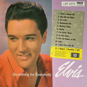 Elvis Presley - Something For Everybody, Ophalen of Verzenden, Gebruikt