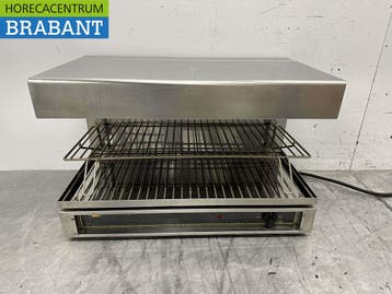 RVS Roller Grill Salamander grill 80 cm 400V Horeca, Ophalen of Verzenden, Gebruikt