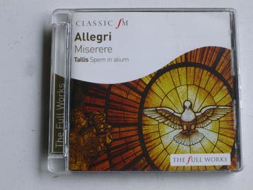 Gregorio Allegri - Miserere / The Sixteen, Harry Christopher, Ophalen of Verzenden, Zo goed als nieuw