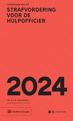 Zakboek Strafvordering voor de Hulpofficier / 2024, Boeken, Verzenden, Gelezen