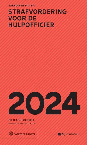 Zakboek Strafvordering voor de Hulpofficier / 2024, Verzenden, Gelezen