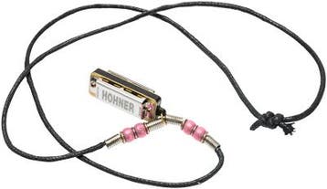 Hohner Mini met halsketting roze C, Verzenden, Nieuw