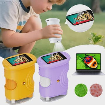Draagbare Digitale Kinder Microscoop 1000x Zoom met 2.0" IPS, Verzenden, Nieuw