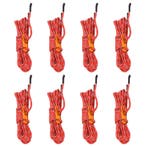 vidaXL Tentscheerlijnen met spanners 8 st reflecterend 4 m 4, Verzenden, Nieuw