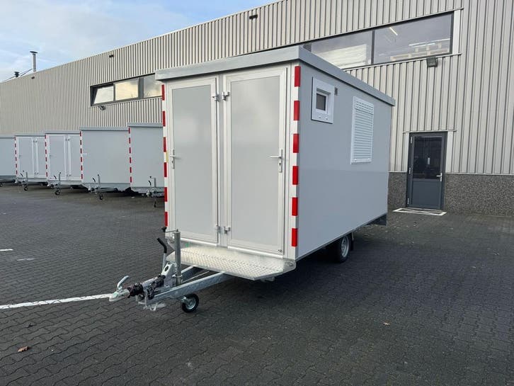OP VOORRAAD - Schaftwagen - Berging + Toilet - Nieuw, Doe-het-zelf en Verbouw, Bouwketen en Schaftketen, Nieuw
