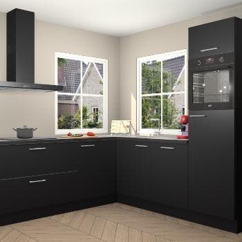 Zwarte keuken Pai 109960, Huis en Inrichting, Keuken | Complete keukens, Verzenden