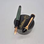 Pelikan - 140 - 14k solid gold nib (OM) - Green striated -, Nieuw