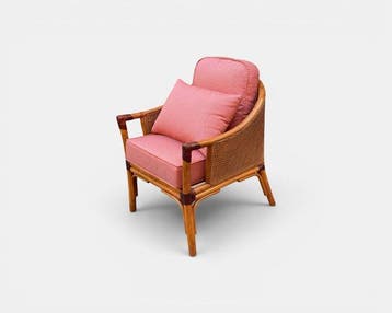 Fauteuil - Hout - Rotanfauteuil