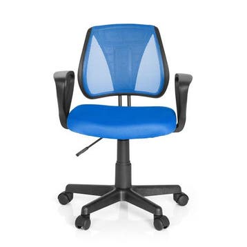 Bureaustoel | Met Armleuning | Kinderen | Stof | Blauw |, Verzenden, Nieuw