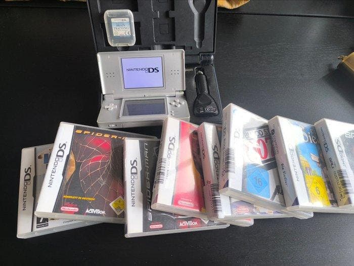 Nintendo - DS - Nintendo DS Konsole mit Spielen -, Spelcomputers en Games, Spelcomputers | Overige Accessoires