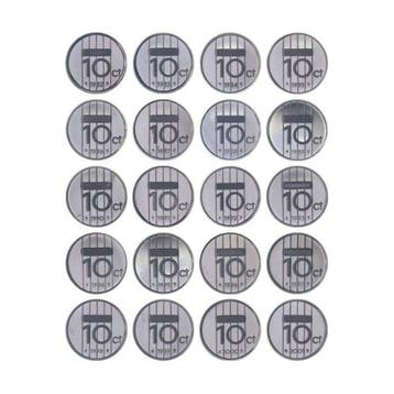 Nederland. Beatrix. 10 Cents 1982 t/m 2001 in PROOF compleet
