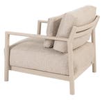 Mykonos lounge tuinstoel latte 4 Seasons Outdoor, Tuin en Terras, Ophalen of Verzenden, Nieuw, Aluminium