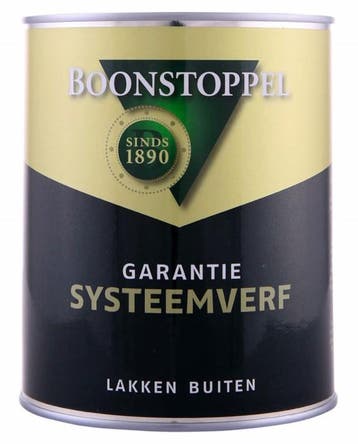 Boonstoppel Garantie Systeemverf - Alle Kleuren - 1 liter, Doe-het-zelf en Verbouw, Overige kleuren, Nieuw, Ophalen of Verzenden