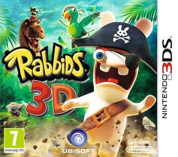 Rabbids 3D (Losse Cartridge) (3DS Games), Spelcomputers en Games, Games | Nintendo 2DS en 3DS, Ophalen of Verzenden, Zo goed als nieuw