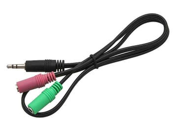 Splitter 3,5 inch Jack Male naar 2x 3,5 inch Jack Female 1,5, Ophalen of Verzenden, Nieuw, Minder dan 2 meter