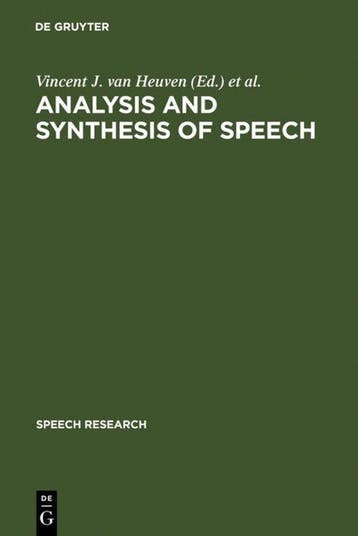 Analysis and Synthesis of Speech - Pols, Verzenden, Gelezen