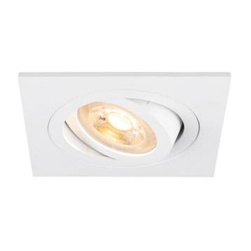 SLV NEW TRIA inbouw spot vierkant 90x90mm GU10 kantelbaar, Verzenden, Nieuw, Overige fittingen