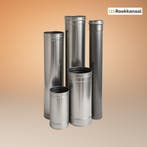 Enkelwandig kachelpijp rvs  voor lage prijzen, Huis en Inrichting, Kachels, Ophalen of Verzenden, Nieuw, Hout, Vrijstaand